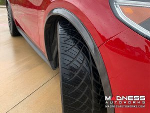 Alfa Romeo Stelvio Fender Trim - Carbon Fiber - Feroce Carbon Alfa Romeo Stelvio Fender Trim - Carbon Fiber - Feroce Carbon